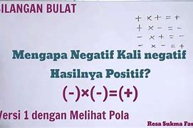 Negatif Ketemu Positif Jadinya